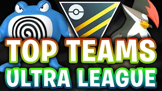 THE BEST 10 TEAMS WITH *BUFFED* POKEMON FOR THE ULTRA LEAGUE | GO BATTLE LEAGUE