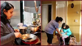 Monday Crazy Morning Routine | Indian (NRI) Mom's Life | Simple Living Wise Thinking