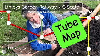 Building a Garden Railway • Tube Extension • Underground Tube Network Plan