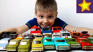 Машинки Коллекция советских машинок Обзор моделек машин Car model collection USSR