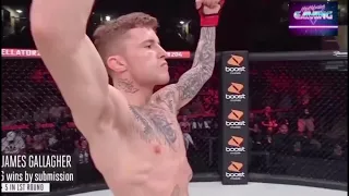 MMA: James Gallagher Gets Destroyed by Ricky Bandejas in Round 1 After Talking Smack