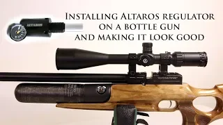 How to install the Altaros regulator on a bottle gun and make it look good! Kral Puncher Jumbo