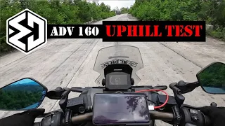 ADV 160 - Uphill Test Part 1 (Upgraded CVT)