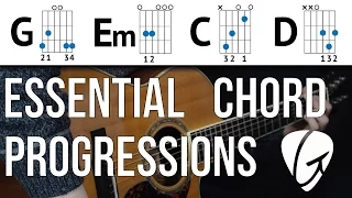 Chord Progression Practice - G Em C D - Unlock The Ability To Play Thousands Of Songs!