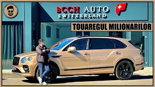 Touaregul BOGAȚILOR are butoane AUDI, motor PORSCHE! BENTLEY BENTAYGA LONG - MAI SCUMP, MAI LUXOS