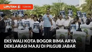 Eks Wali Kota Bogor Bima Arya Deklarasi Maju di Pilgub Jabar | Liputan 6