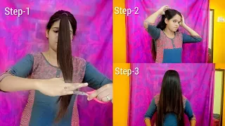 3 easy step DIY layer cut at home/how to do layer cut easily at home/self layer haircut