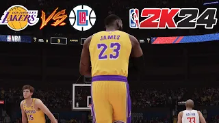 NBA2K24 Los Angeles Lakers Vs Los Angeles Clippers