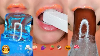 ASMR Satisfying Eating Emoji Food CRUNCHY CORN STARCH GUMMY FRUIT MARSHMALLOW Mukbang