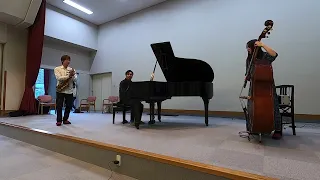 Makoto Ozone'concert with Shunya Nakabayashi and Kurena Ishikawa in Nemunoki Gakuen.