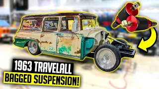 Custom Suspension for the LS Swapped Travelall - 1963 International Harvester Bagged Wagon - Ep. 2