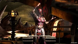 Mortal Kombat X All Test Your Might Deaths on Mileena (HD)