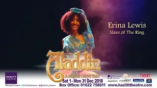 Erina Lewis as Slave of The Ring - Aladdin Panto 2018