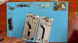 XIAOMI REDMI 5 //Полный РАЗБОР и ЗАМЕНА экранного модуля с рамой на OEM