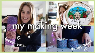 The best laid Crochet & Knitting plans... 🪡 My Making Week | Vlog