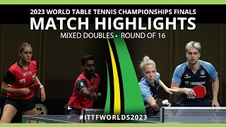 Moregard/Kallberg vs Gnanasekaran/Batra | XD R16 | 2023 ITTF World Table Tennis Championships Finals