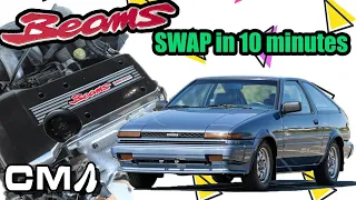 AE86 BEAMS Swap in 10 Minutes