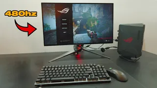 World’s FIRST 480hz OLED Gaming Monitor! (ASUS CES 2024)