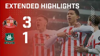 Extended Highlights | Sunderland AFC 3 - 1 Plymouth Argyle