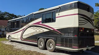 I bought a 20 year old Newell Coach formerly owned by a NASCAR driver