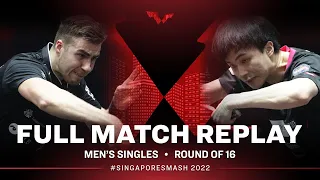 FULL MATCH | LIN Yun-Ju (TPE) vs JORGIC Darko (SLO) | MS R16 | #SingaporeSmash 2022