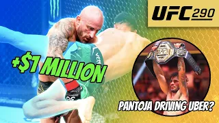 UFC 290 Salaries REVEALED!! | Pantoja Driving Uber??