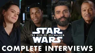 Star Wars The Rise of Skywalker Full Cast Interviews