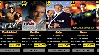 Arnold Schwarzenegger hits and flop movies list collection