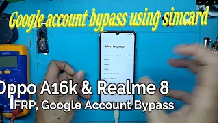 OPPO A16K (CPH2349) FRP/GOOGLE ACCOUNT BYPASS (Applicable to other REALME & OPPO Phones) [FILIPINO]