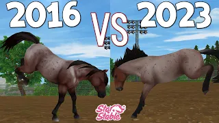 Сравнение Нового и Старого МУСТАНГА 🐎 - Star Stable | 2016 VS 2023 | 2 поколение ПРОТИВ 3 поколение