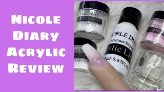 Nicole diary acrylic powder kit review