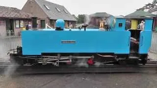 The Ravenglass & Eskdale Railway - Steam Loco BVR No. 1 'Wroxham Broad'    31st July 2013