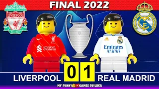 Champions League Final 2022 • Liverpool vs Real Madrid 0-1 🏆 All Goals & Highlights in Lego Football
