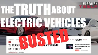 20 Electric Vehicle Myths BUSTED - The TRUTH About Electric Vehicles
