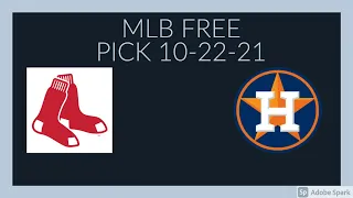 MLB FREE PICK HOUSTON ASTROS VS. BOSTON RED SOX 10-22-21