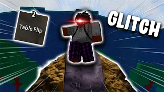 Abusing INVISIBLE Table Flip Glitch (Strongest Battlegrounds)