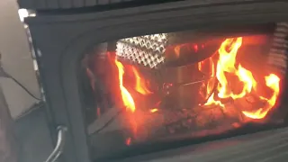 Making biochar in the woodstove