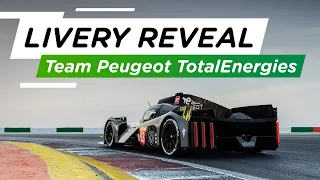 REVEAL - Peugeot 9X8 Hypercar 2022 FIA WEC Race Livery - Team Peugeot TotalEnergies