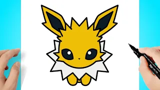 How to draw Pokemon Jolteon Chibi