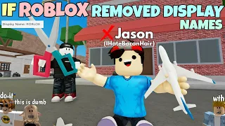 If ROBLOX Removed Display Names