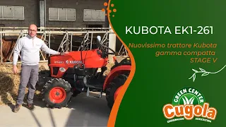 NOVITA' !!! TRATTORE COMPATTO KUBOTA EK1-261