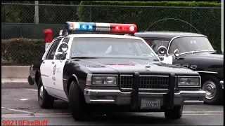 1989 LAPD Chevy Caprice Lights & Siren Demo