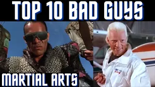 Top 10 BAD GUYS In Classic MARTIAL ARTS Movies