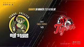 HOCKEY INLINE SERIE A 2023/2024 - FINALE PLAYOUT - GARA 2 - OLD STYLE vs TERGESTE TIGERS