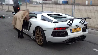 Vorsteiner Lamborghini Aventador with Capristo Exhaust - Flames, Accelerations & Downshifts!