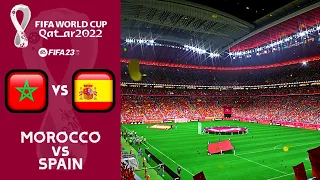 Morocco vs Spain FIFA World Cup Round 16 FIFA 23 PS5