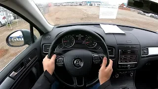 2012 VOLKSWAGEN TOUAREG 3.6L (249) POV TEST DRIVE