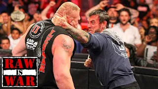 Brock Lesnar attacks CM Punk | RETRO RAW, July 15, 2013 | REACTION