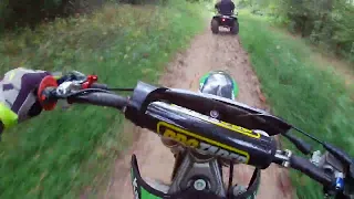 kx125 trail ride