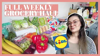 FULL LIDL WEEKLY GROCERY HAUL 🛒 🥖 || How Much Does a Full Shop Cost from Lidl? || Green Tea, Please